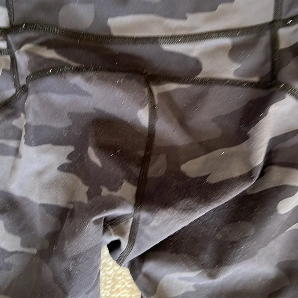 Sweaty Betty Power 7/8 Leggings Tights Black Grey Camo Print - Picture 6 of 6